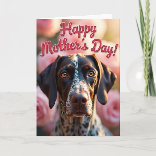 Chocolate Coat Mothers Day Card (Front)