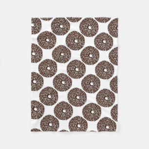 Chocolate Coconut Donut Doughnut Foodie Blanket