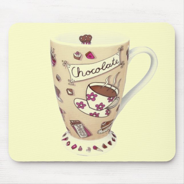 Chocolate Coffee Mousepad (Front)