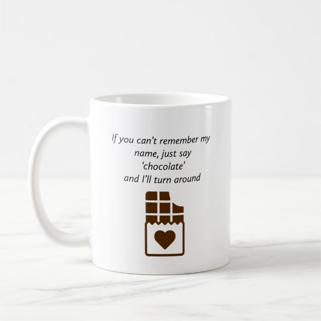 Chocolate Coffee Mug (Left)