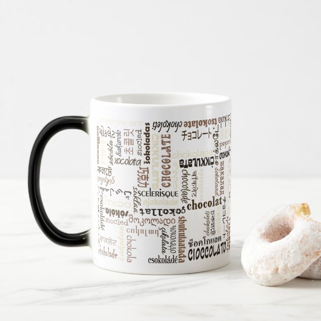 Chocolate Color Morph Mug (With Donut)