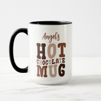 Chocolate Colors Custom (So-&-So's) Hot Chocolate  Mug