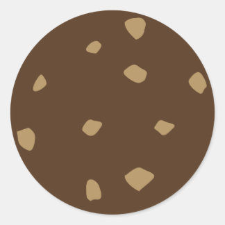 Chocolate Cookie Classic Round Sticker