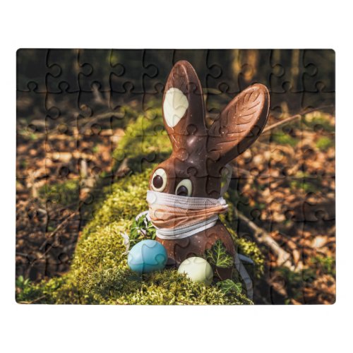 Chocolate Corona Easter Bunny Jigsaw Puzzle