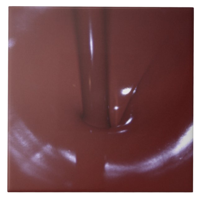 Chocolate couverture ceramic tile (Front)
