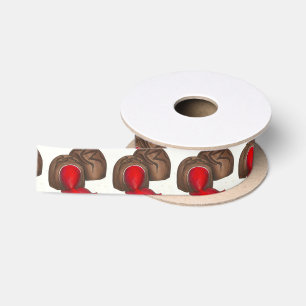Chocolate Covered Cherry Cordial Valentine Ribbon