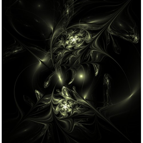 Chocolate covered diamonds-Fractal Flame Poster print