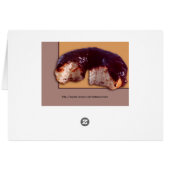 Chocolate Covered Donut Cards (Back Horizontal)