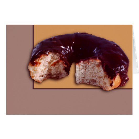 Chocolate Covered Donut Cards (Front Horizontal)
