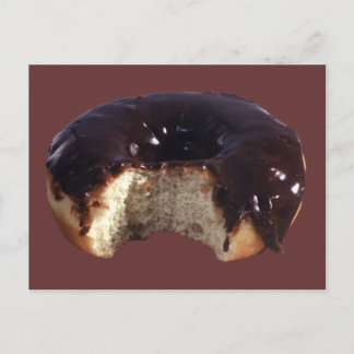 Chocolate Covered Donut Postcard