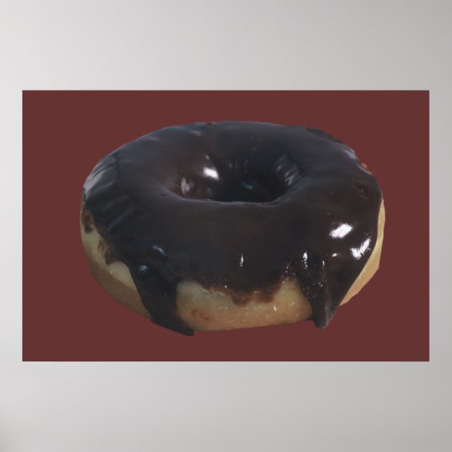 Chocolate Covered Donut Poster (Front)
