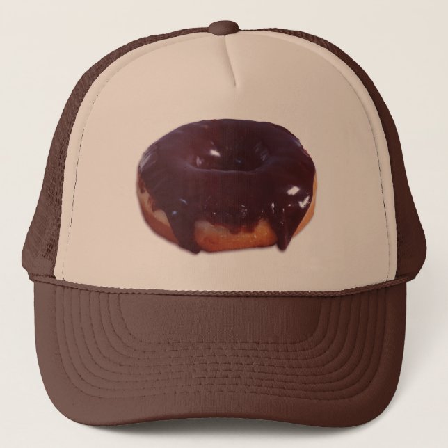 Chocolate Covered Donut Trucker Hat (Front)