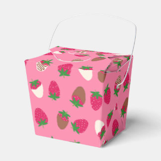 Chocolate Covered Strawberries Favor / Treat Box