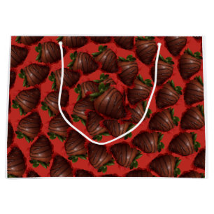Chocolate Covered Strawberries Large Gift Bag