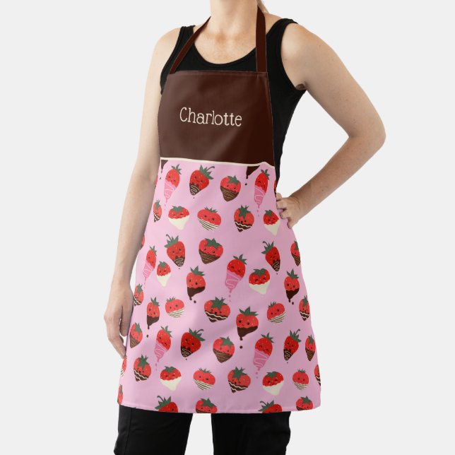 Chocolate Covered Strawberries Love Apron (Insitu)