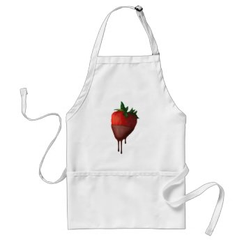 Chocolate Covered Strawberry Apron by Mousefx at Zazzle