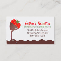 Embroidery photo small card business card size strawberry 10pcs