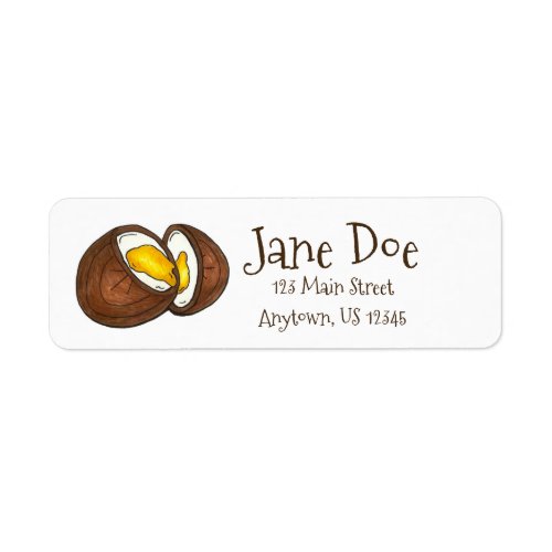 Chocolate Cream Easter Basket Egg Candy Label