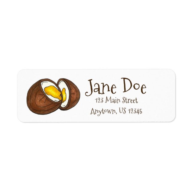 Chocolate Cream Easter Basket Egg Candy Label (Front)