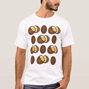 Chocolate Cream Egg Eggs Happy Easter Candy Tee