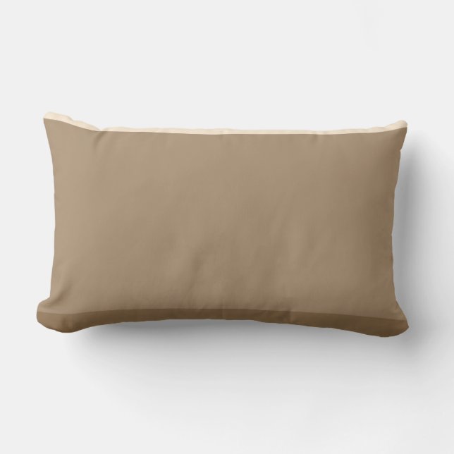 Chocolate Cream Lumbar Pillow (Front)