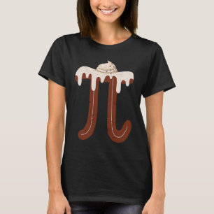 Chocolate Cream Pi Day Pie Math Foodie Pun Nerd T-Shirt
