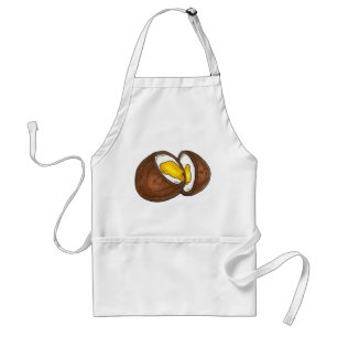 Chocolate Creme Cream Egg Easter Basket Candy Adult Apron
