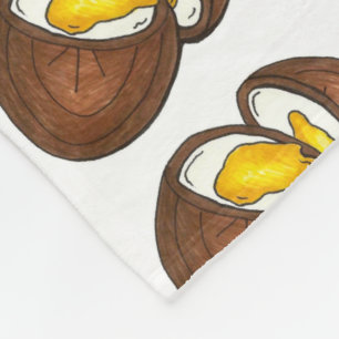 Chocolate Creme Egg Eggs Easter Candy Sweets Fleece Blanket