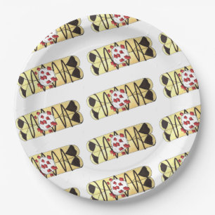 Chocolate Crêpe Pancake France French Food Crepes Paper Plates