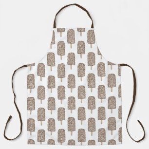 Chocolate Crunch Eclair Ice Cream Pop Popsicle Apron