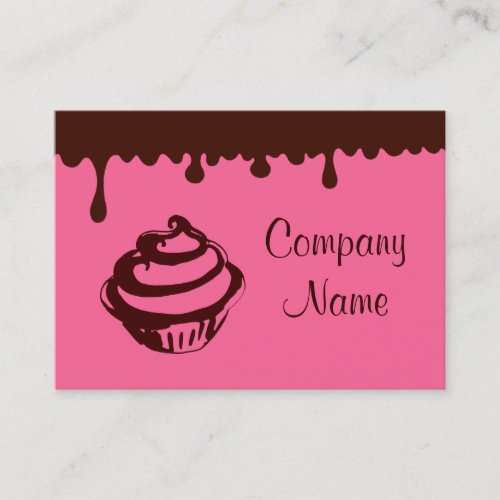 Chocolate Cupcake Business Cards