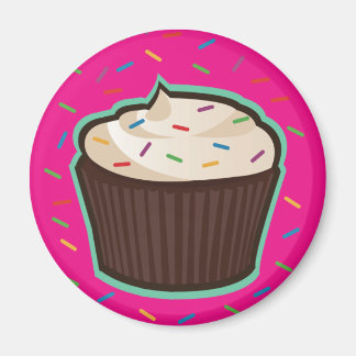Chocolate Cupcake Magnet