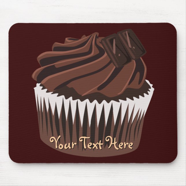 Chocolate Cupcake Mouse Pad (Front)