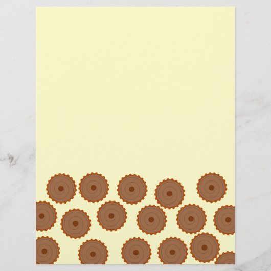 Chocolate Cupcake Pattern. (Front)