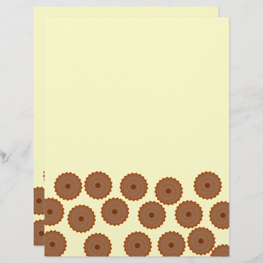 Chocolate Cupcake Pattern. (Front/Back)