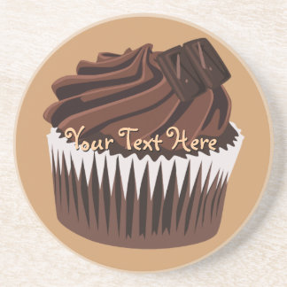 Chocolate Cupcake Sandstone Coaster