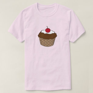 Chocolate Cupcake with a Cherry T-Shirt