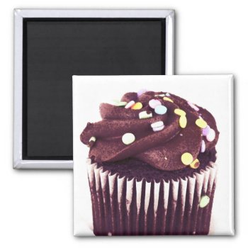 Chocolate Cupcakes Magnet by justbecauseiloveyou at Zazzle
