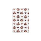 chocolate cupcakes pattern passport holder (Back)