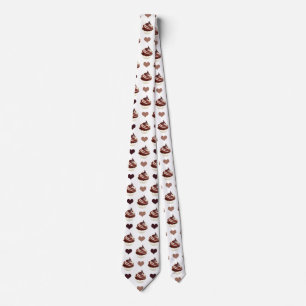 chocolate cupcakes pattern tie