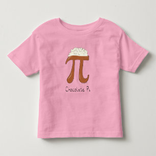 Chocolate Cute Math Pi Day Kid's Toddler T-Shirt