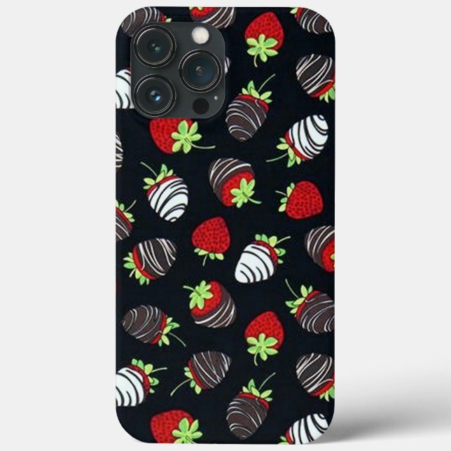 Chocolate Dipped Strawberries  Case-Mate iPhone Case (Back)