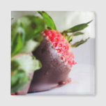 Chocolate dipped Strawberries magnet<br><div class="desc">Chocolate dipped Strawberries</div>