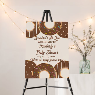 Chocolate Donut Delight Baby Shower/Sprinkle Foam Board