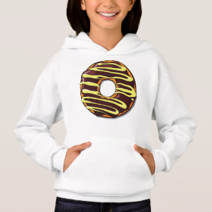 Chocolate Donut, Doughnut, Frosting, Glaze, Icing Hoodie