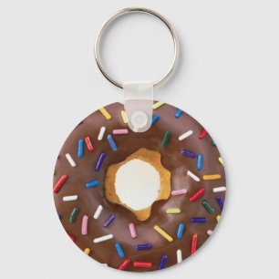 CHOCOLATE DONUT KEYCHAIN