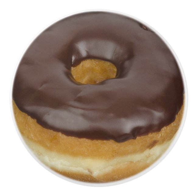 Chocolate  Donut Knob (Front)