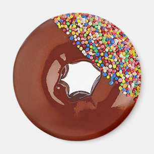 Chocolate Donut Magnet