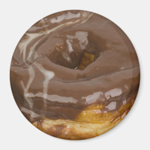 Chocolate Donut Refrigerator or Locker Magnet