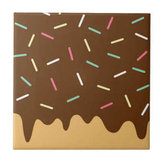 Chocolate Donut Tile
